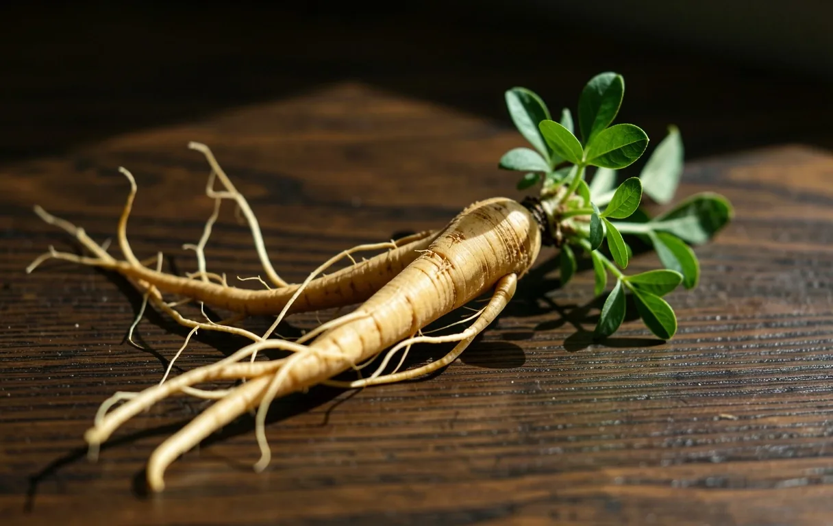 Ginseng root diagram